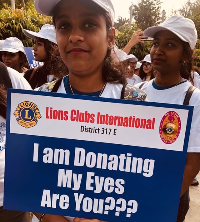 Bishop Cotton Women's Christian College Bangalore Walkathon for World Sight Day photo 4